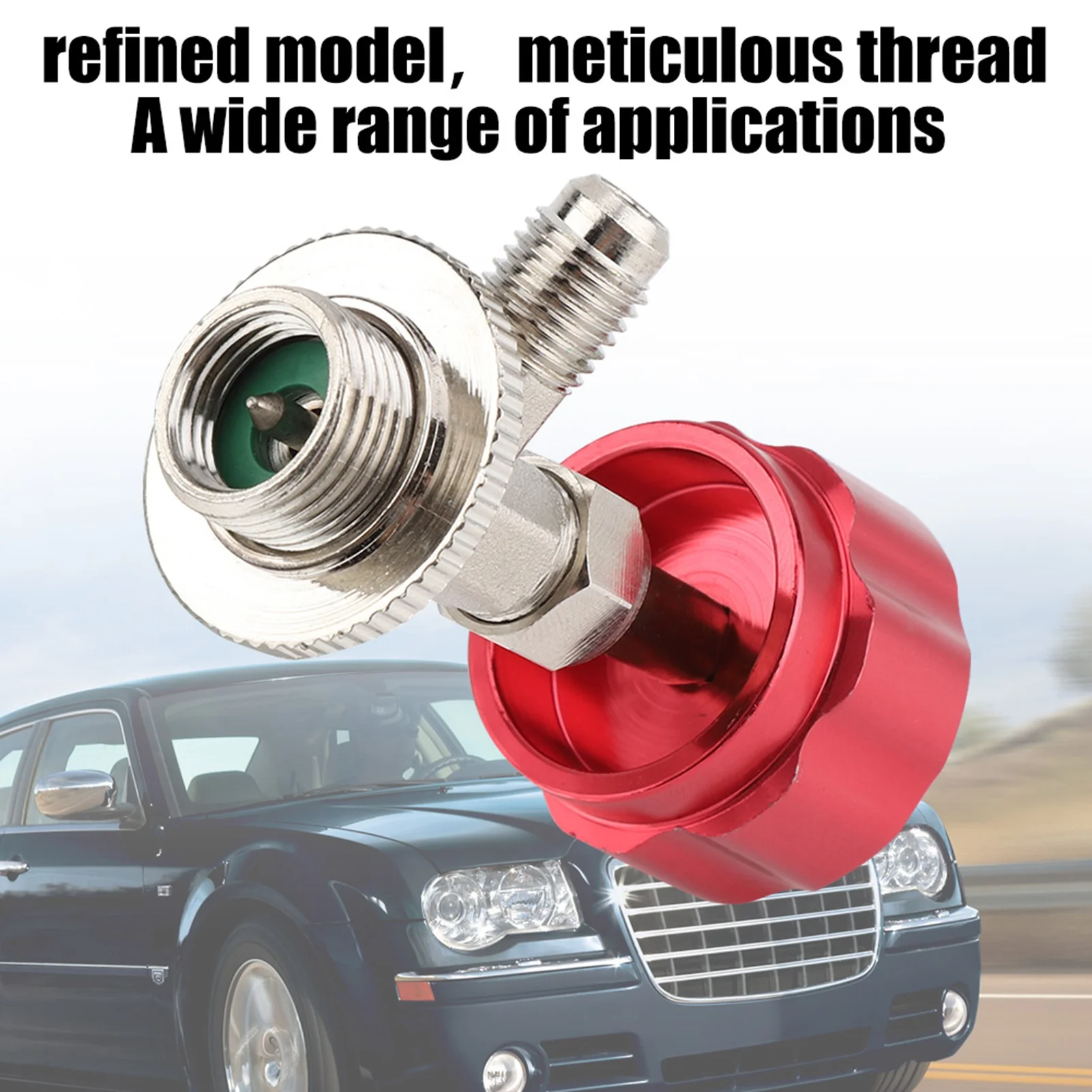 Car Refrigerant Can Tap Dispensing Valve Bottle Opener M14 1/4 for SEA R134a Refrigerant Dispenser Valve