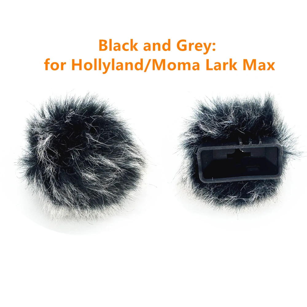 Windscreen Outdoor Windshield Muff Deadcat Cover for Moma Hollyland Lark MIX MAX Wireless Lavalier Microphone Transmitter