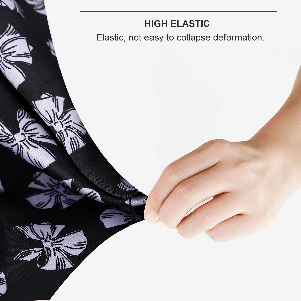 

Wide-Brimmed Long Tube Sleeping Cap Extra Large Stretchy Printed Elastic Hair Loss Bonnet Durable Comfortable Machine Washable