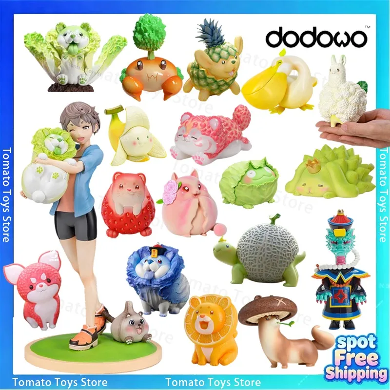 Recommended Toy Gift Collection or Display—Authentic DODOWO【Banana Sea Cucumber/Mushroom Weasel】Fruit Elf Series