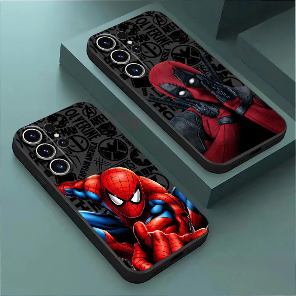 TPU Soft Case for Samsung Galaxy S10 Note 9 8 Note 20 Ultra S8 Plus Note 10 Plus S9 S9 Plus Funda Marvel Spiderman Groot Cover