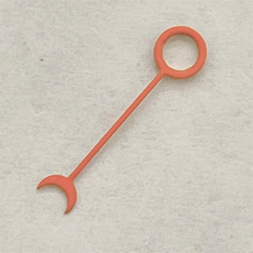 เข็มนาฬิการูปพระจันทร์เสี้ยวที่สร้างสรรค์สำหรับมือตัวชี้สีแดง/ส้ม/น้ำเงิน/เขียว/เหลืองสำหรับเคลื่อนไหว NH34งานประดิษฐ์ขนาด13มม. ทำด้วยตัวเอง