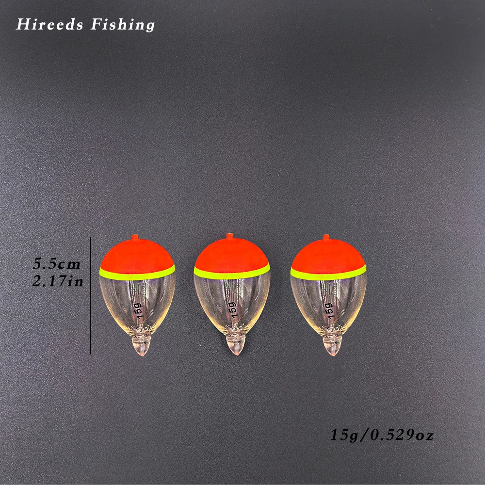 3 PCS Hireedsfishing Plastic Float Slip Plastic Float Bobber Multi-Coloured  view 4