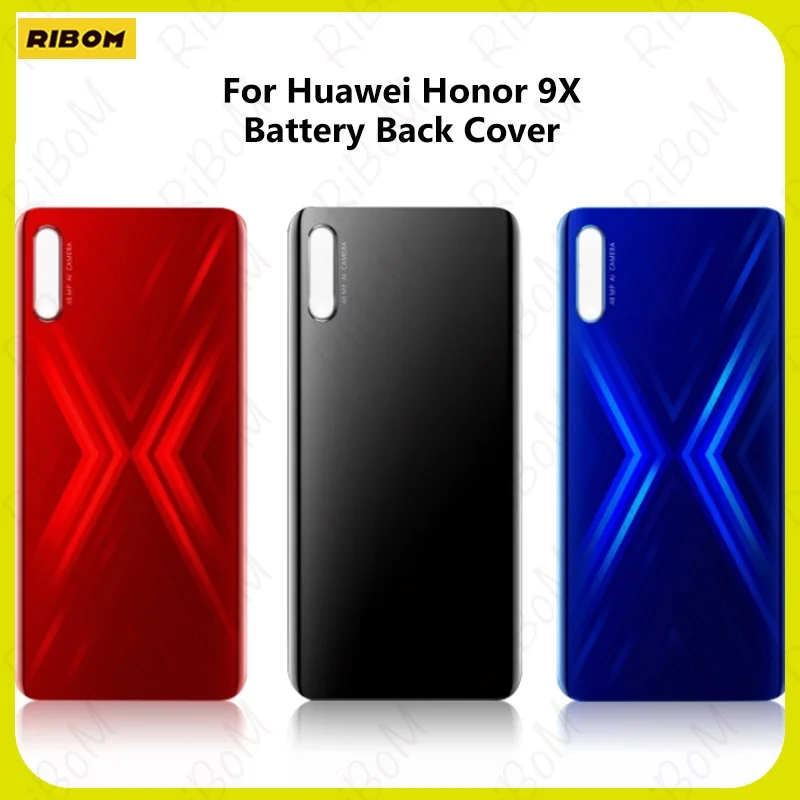 New For Huawei Honor 9X Battery Back Cover Rear Door Housing For Honor STK-LX1 Battery Back Cover Repair Parts