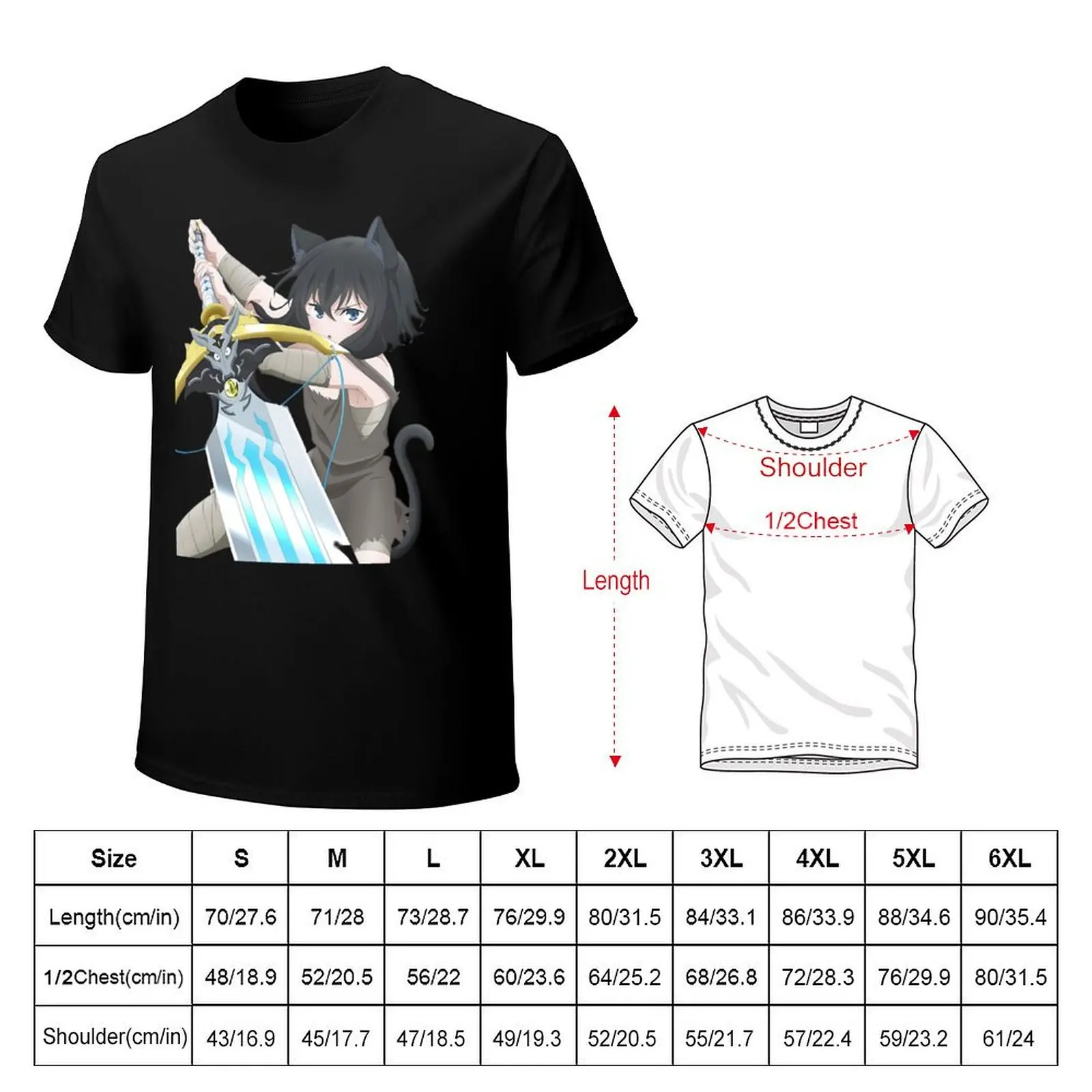Reincarnated As A Sword T-Shirt t shirts for man graphic tees T-Shirt