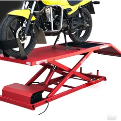 400KG 300kg Displacement Electric Maintenance Platform Pedal Quality Motorcycle Lifting Platform Hydraulic Jack Electric Lift