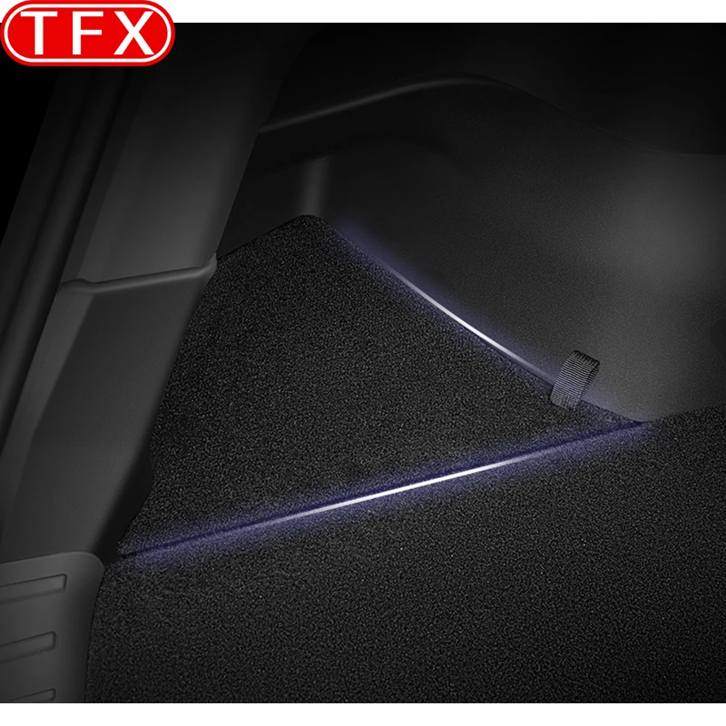 For Tesla Model Y 2023 2022 2021 Car Styling Storage box On the side of the Trunk Auto Modification Interior Storage Accessories