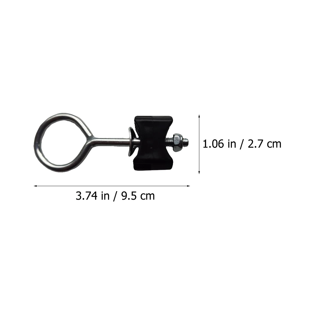 

4 Pcs Circle Screws Child Trampoline Replacement Parts Galvanized Steel Wire Special for