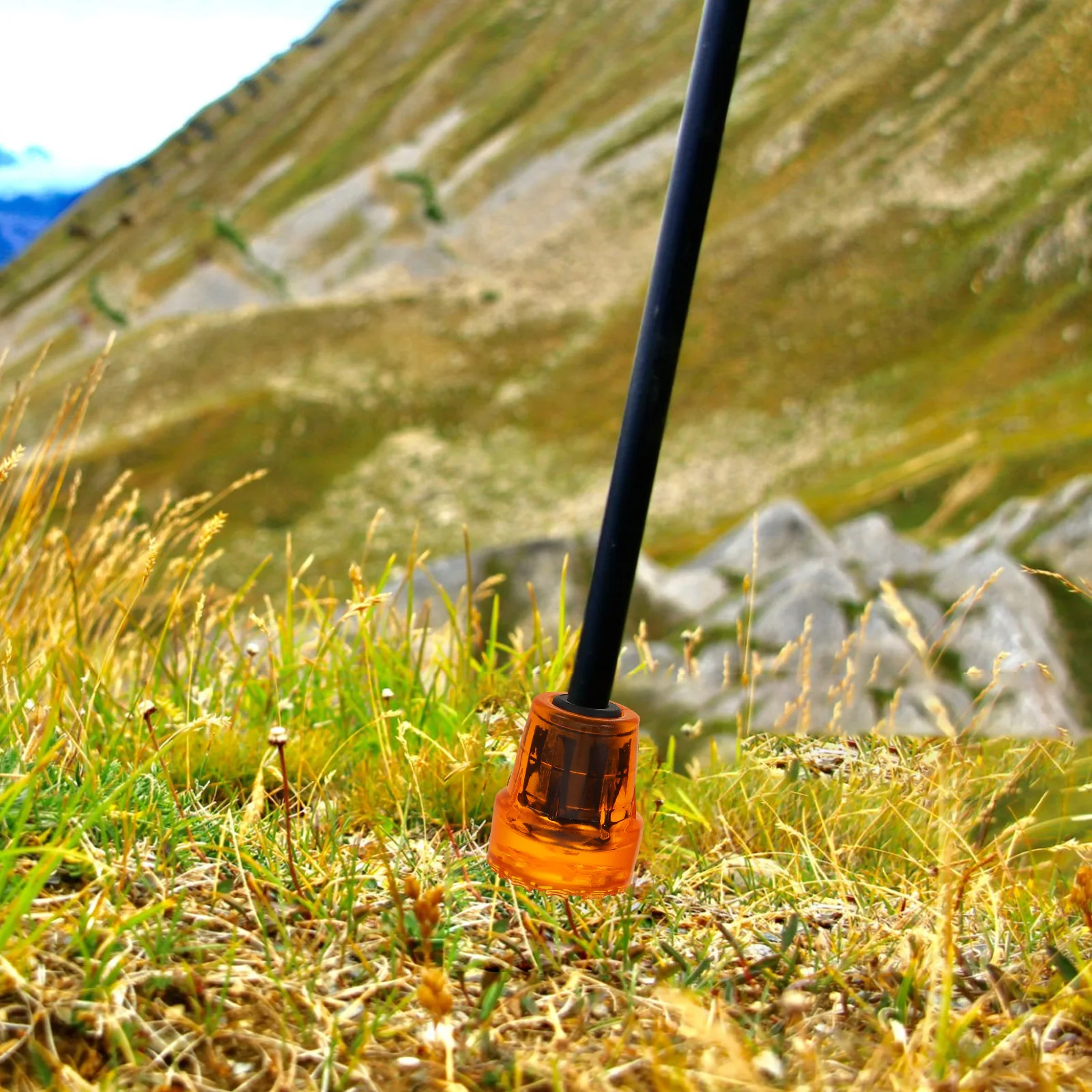 4 pezzi punte antiscivolo per bastoncini da trekking coperture di ricambio per escursionismo bastone da passeggio protezioni per i piedi della stampella punte della canna