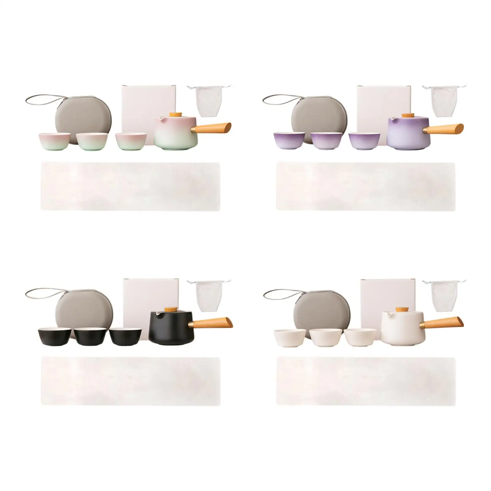 Travel Chinese Tea Set Loose Tea Chinese Tea Set for Daily Tea Lovers Hiking