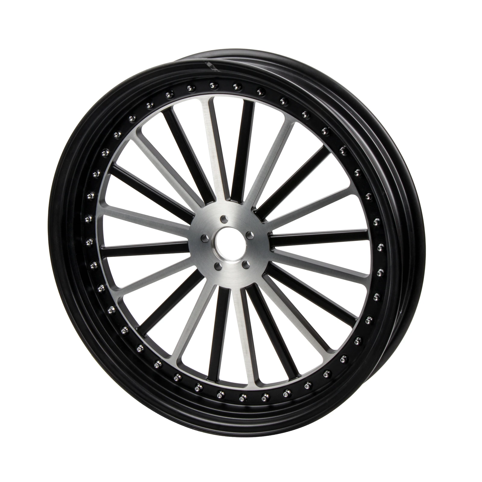 Matte Black Wheels Haley Motor Rims Forged Wheel Multi-Spokes for 18-later harley Street bob Softail Standard boy Breakout