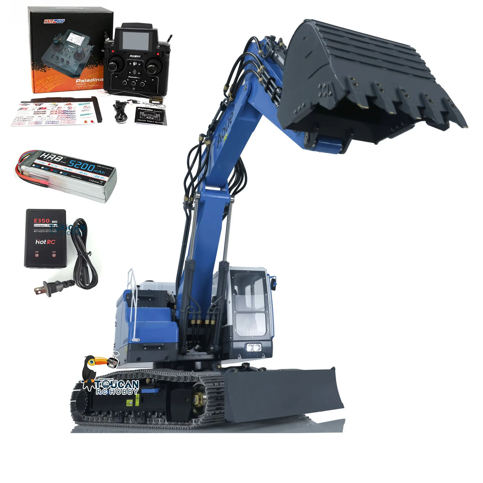 1/14 LESU Remote Control Digger Metal RC Hydraulic Excavator RTR Aoue Et26L B0012 Paladin Pl18Ev Radio Cars Machine Truck Toys