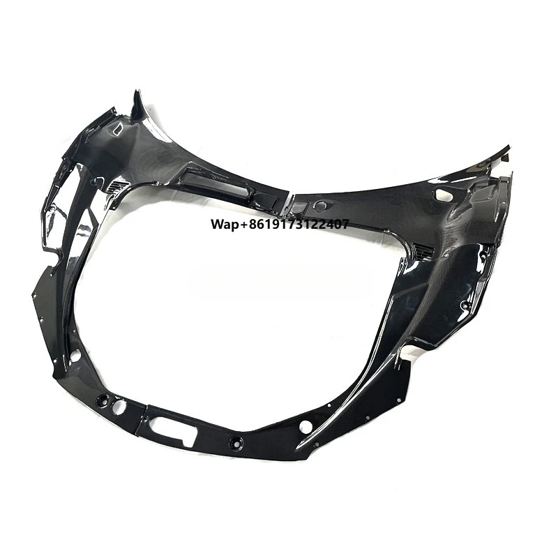 Car Accessories for F458 4 PCS Dry Carbon Fiber Front Trunk Lid Storage Kits Cover for  458 Italia Spider Interior Kits