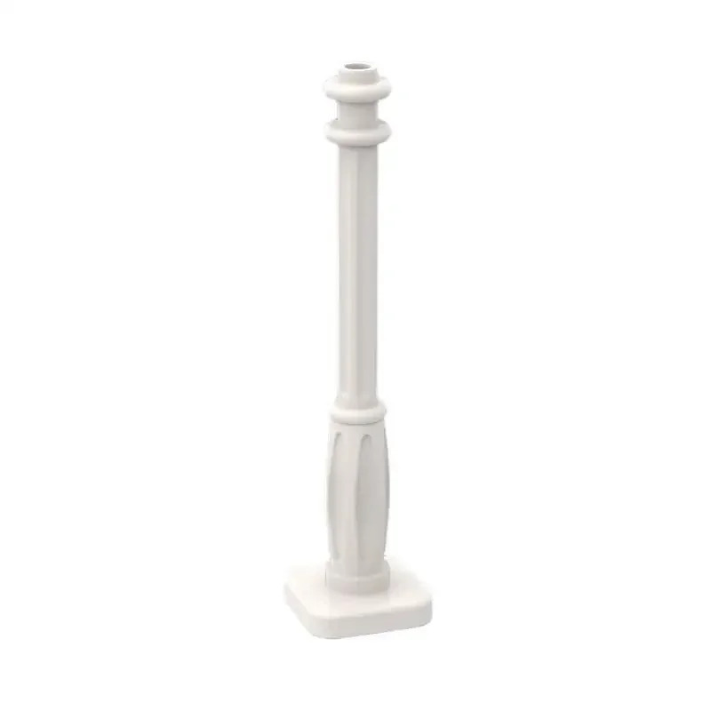 【50g】MOC Model 2039 Parts Retro Street Lamp Stand Hollow Lamp Post Street Scene