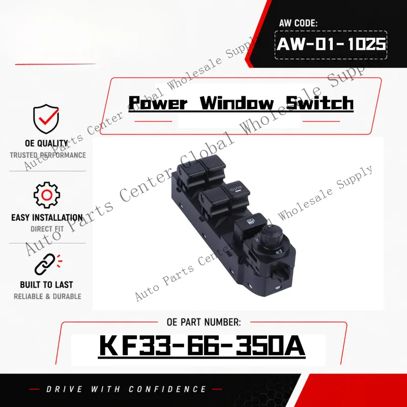 L+ Window Switch Electric Window Regulator Control Button For 2012-2020 Mazda CX-5