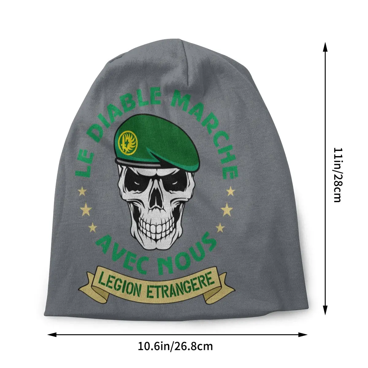 Legion Etrangere Foreign Legion Beanies Caps Men Women Street Winter Warm Knitting Hat Adult France Military Slouch Bonnet Hats