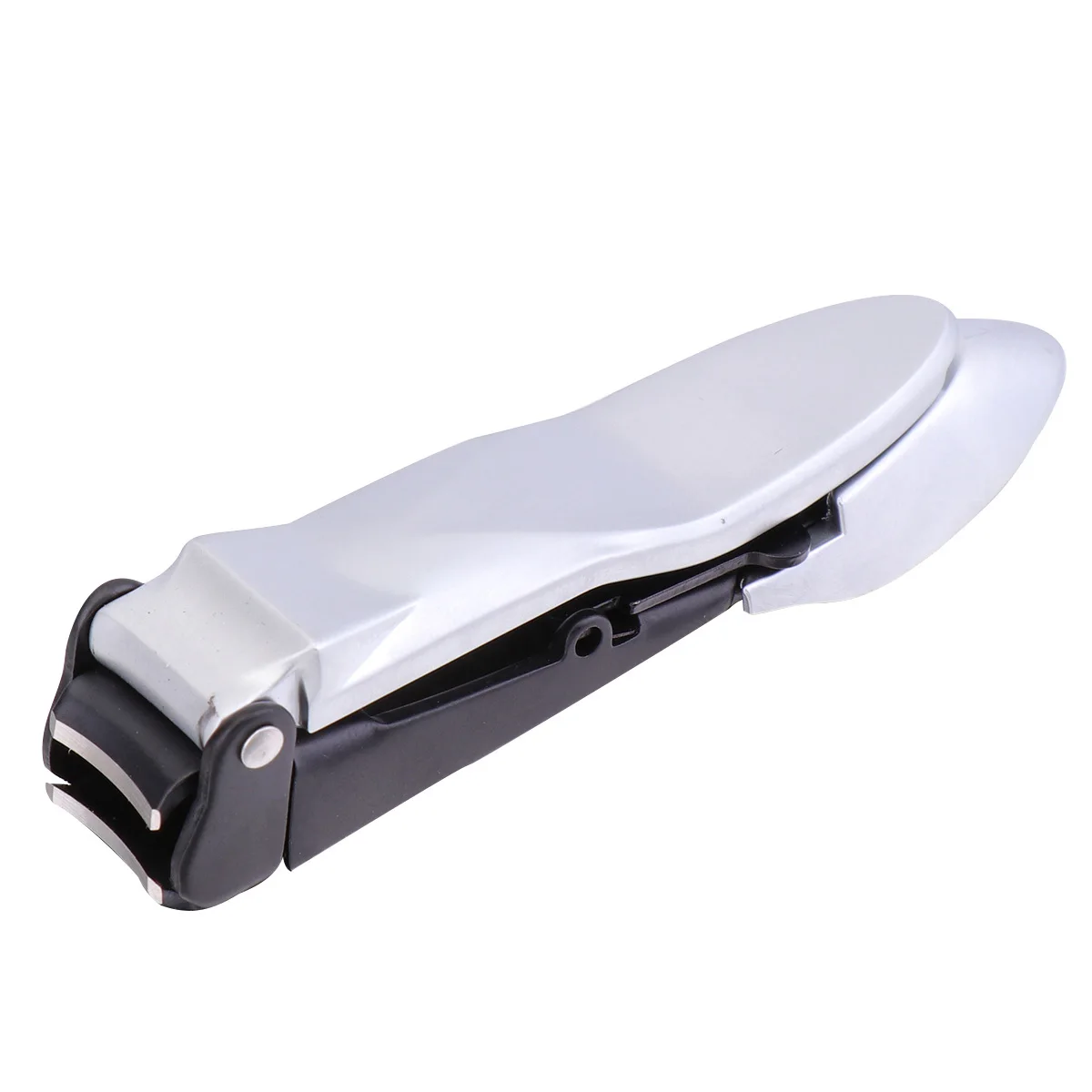 

Stainless Steel Nail Clipper High Hardness Wide Mouth Design For Thick Nails Harp Shape Non-Slip Handle Nail Trimmer Manicure