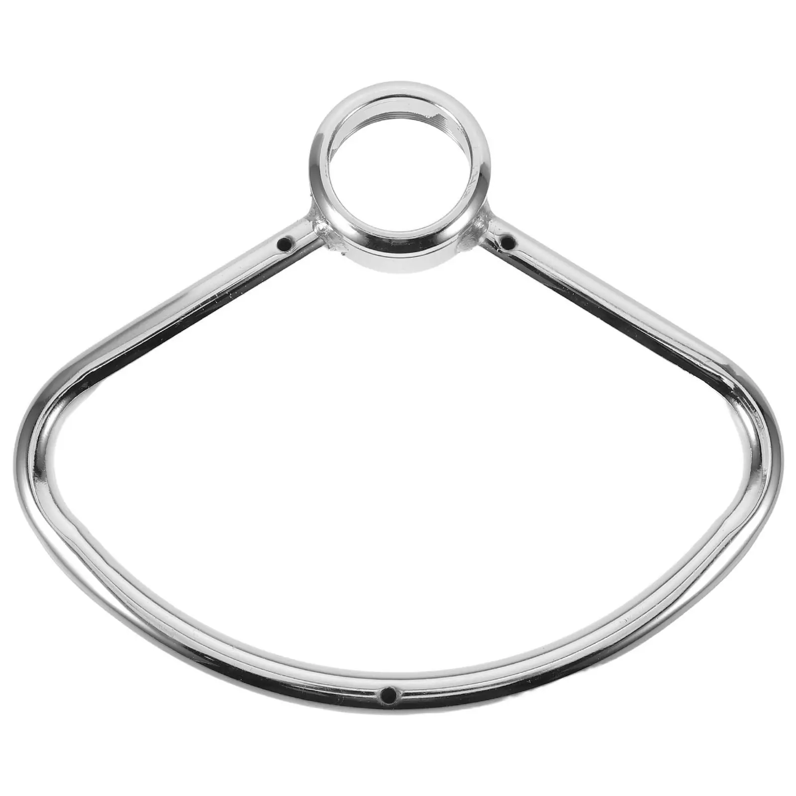Metal Bar Stool Foot Ring Base Integrated Footrest Semi Round Heavy Duty Anti Slip for Restaurant Pub Kitchen Patio