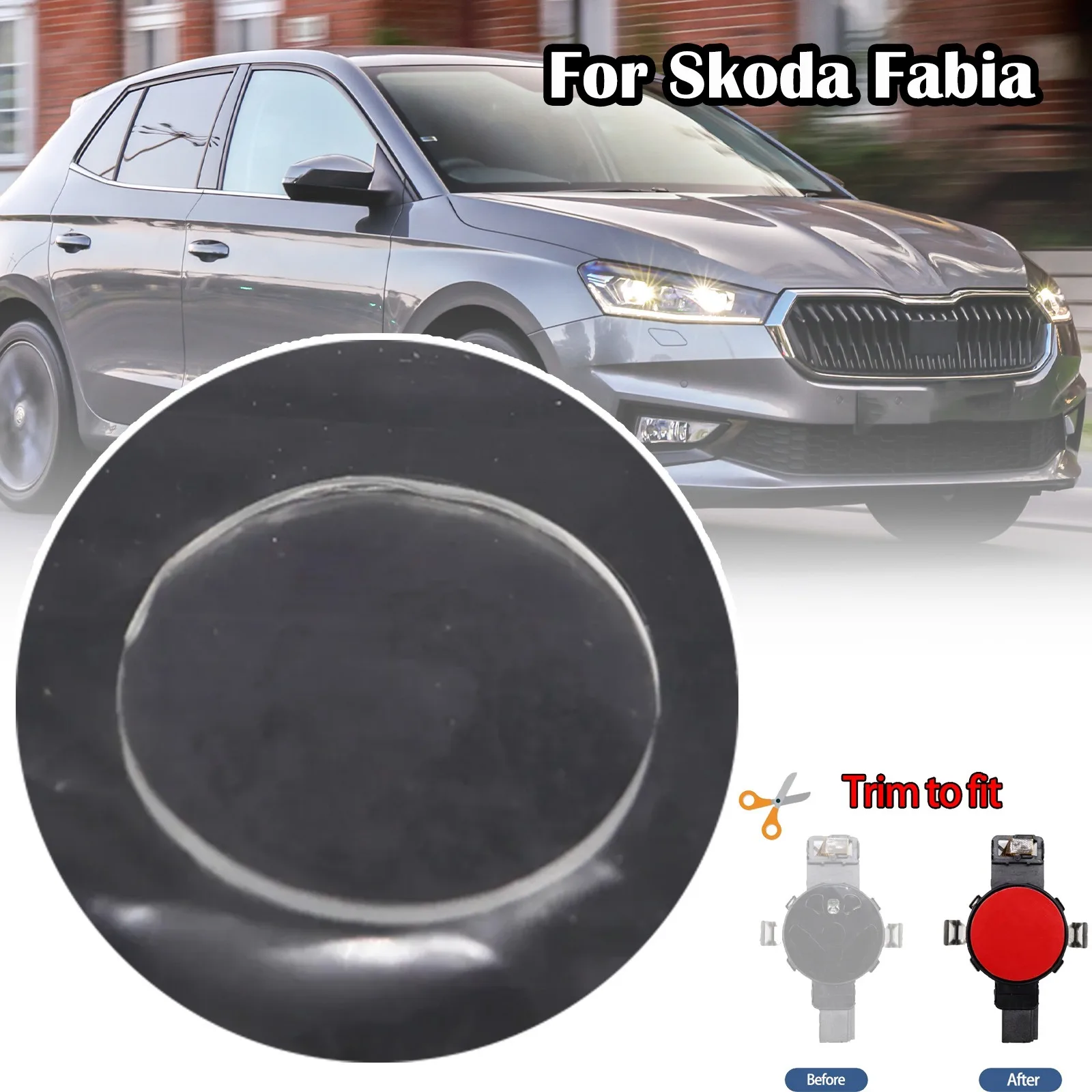 

Rain Light Sensor Gel Pad Adhesive Film Silicone Cushion Windscreen Chip Repair Kit Multi-Purpose Tape For Skoda Fabia III MK3