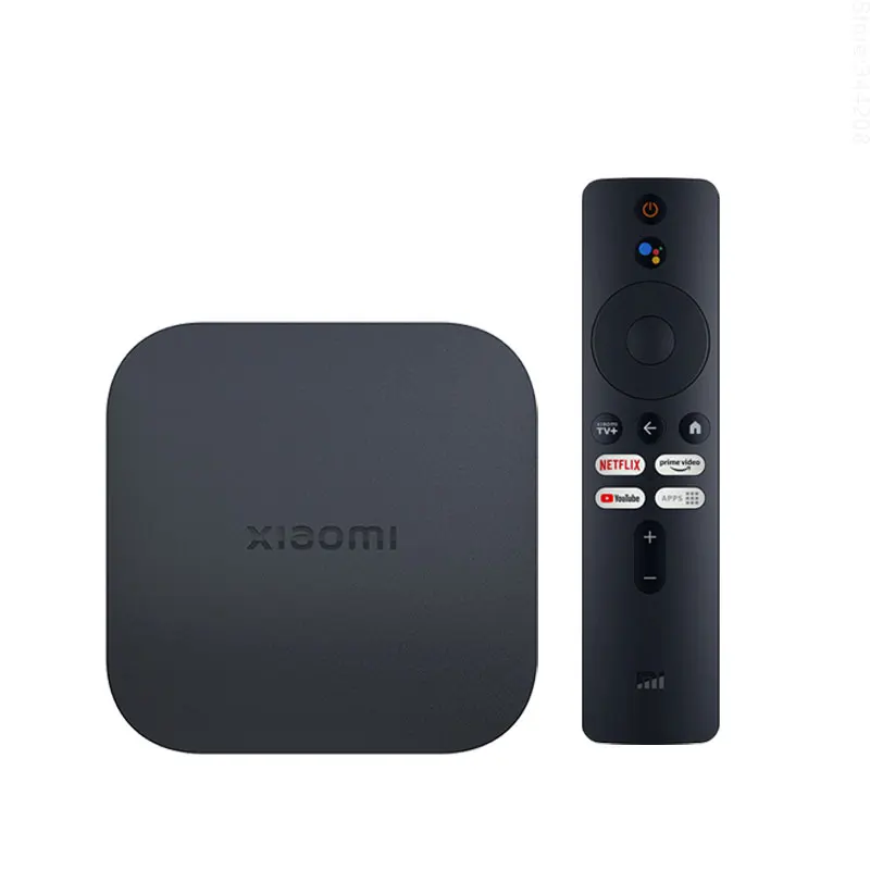 NOVA versão global Mi TV Box S2a geração Iptv 4K Ultra HDR10 + Google TV DTS 360 °   Chromecast com