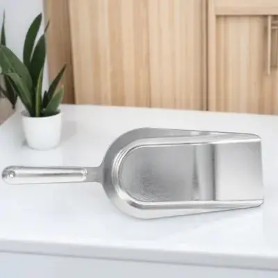 

Multi-Function Cube Shovel Aluminium Alloy Food Scoop For Ice Bar Restaurant Popcorn Grain Coffee Bean Scoop
