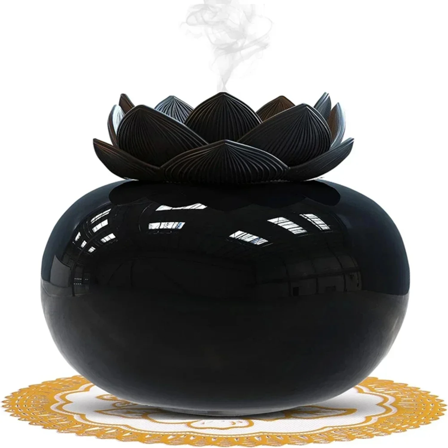 차량용 USB 미니 가습기 스파, 귀여운 꽃 에센셜 오일 디퓨저, 장식 아로마 테라피, 200ml