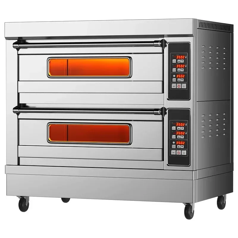 Commercial electric oven intelligent three-layer six-plate baking box high-power bread cake biscuits special