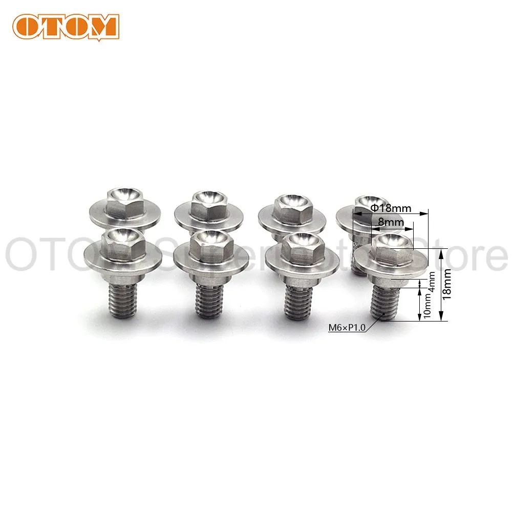 For KAWASAKI 1995-2020 Motorcycle Fuel Tank Guard Shroud Side Cover Bolt Stainless Steel Screw Nut KX125 KX250 KX250F KX450F view 2