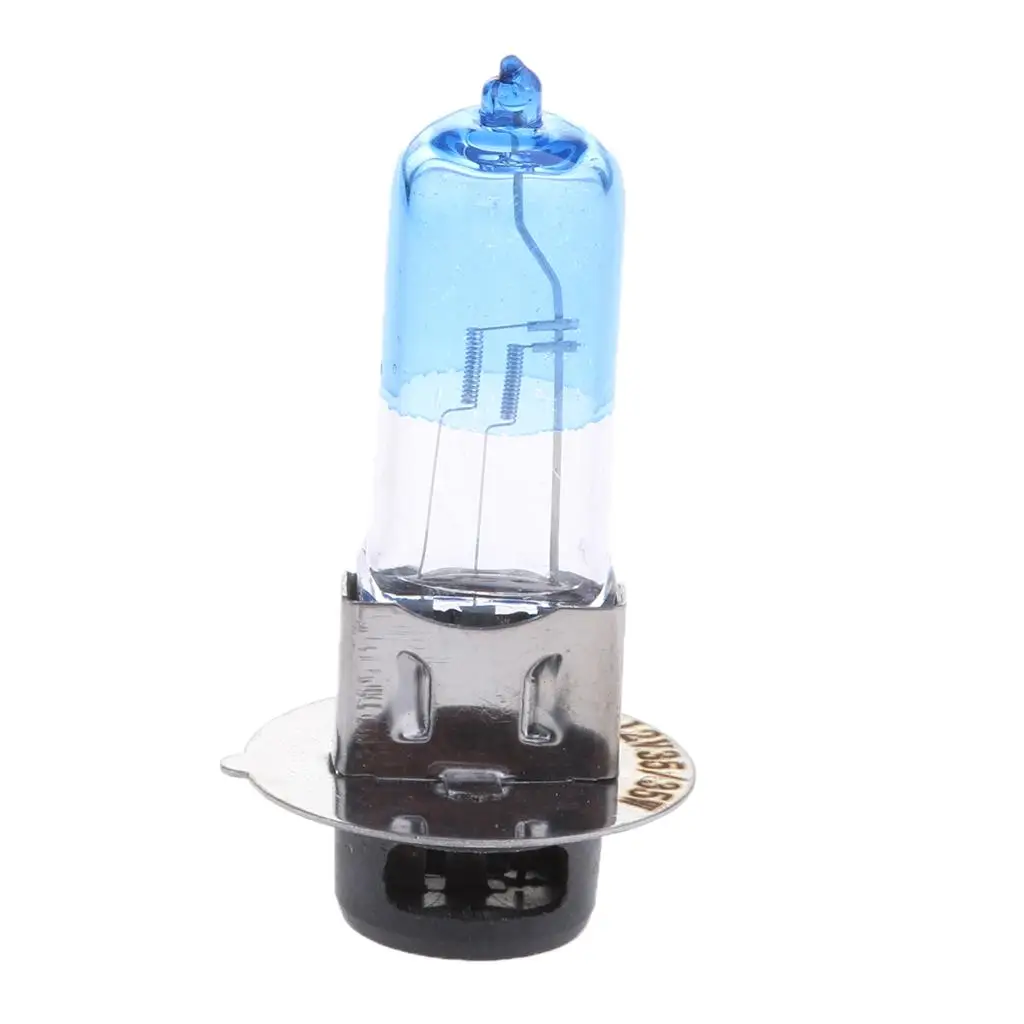 

Motorcycle Xenon Headlight Bulb Blue Color 35W Bright White Light for Scooter ATV Easy Installation