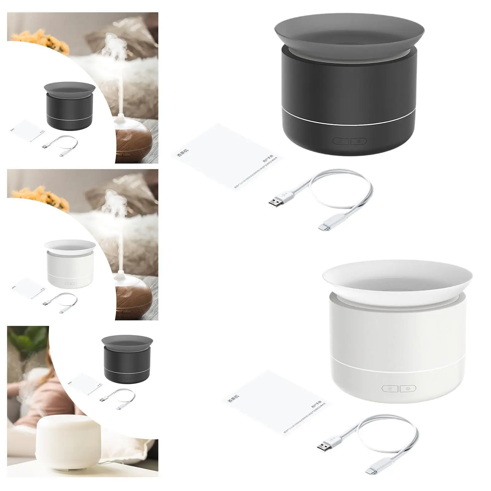 Difusores de óleo essencial confortável umidificador de mesa para decoração de casa com luz ambiente para estudo hotel banheiro sala de estar escritório