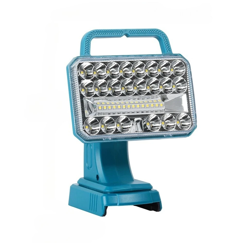 Suitable for Bosch 18v lithium battery adjustable 120 ° LED 5-inch ultra bright remote control portable LED searchlight