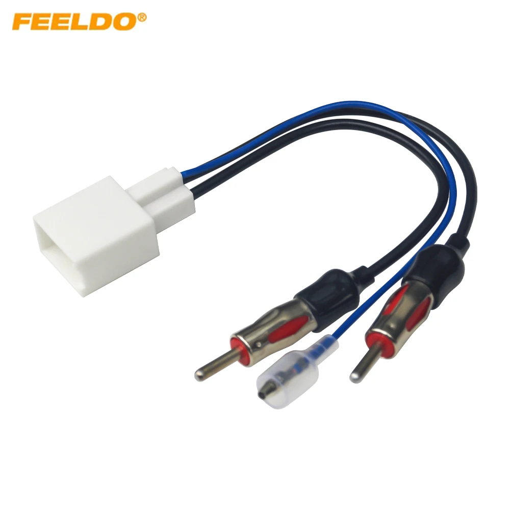 Car Aerial Antenna Adapter For Toyota 2010+ Female To Dual DIN Male Connector Car FM/AM Radio Head Unit Stereo