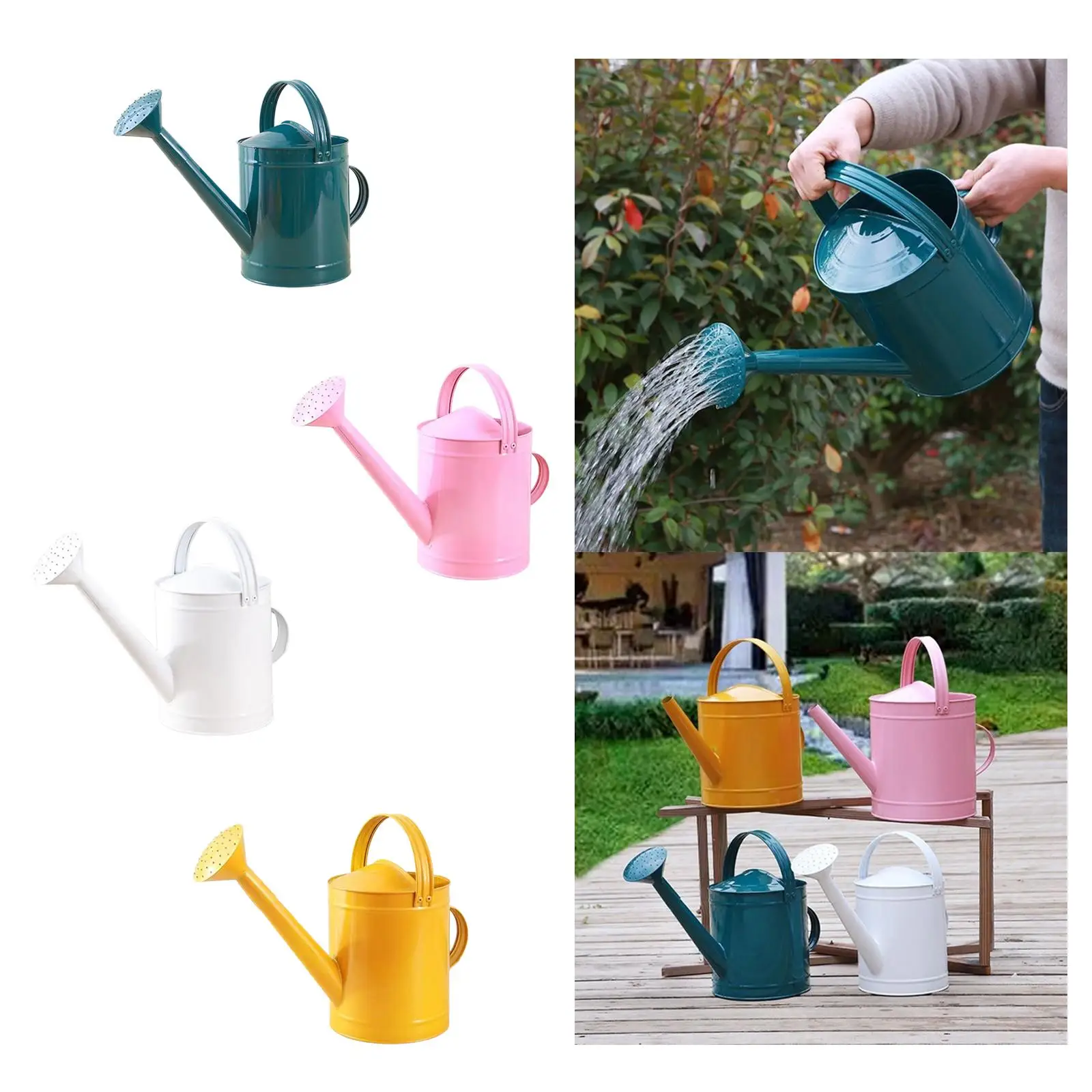 

Water Can Iron Sprinkling Can Rust Resistant for Plants Houseplants Home