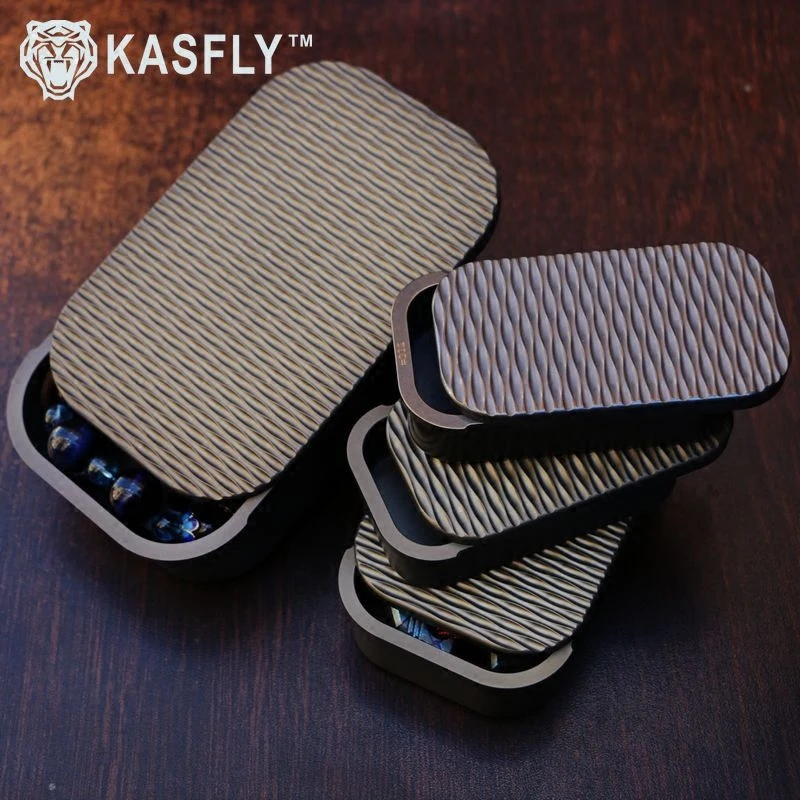 KASFLY Aluminum Alloy Anti-pressure Sealed Cigarette Case Outdoor Play Box EDC Storage Box