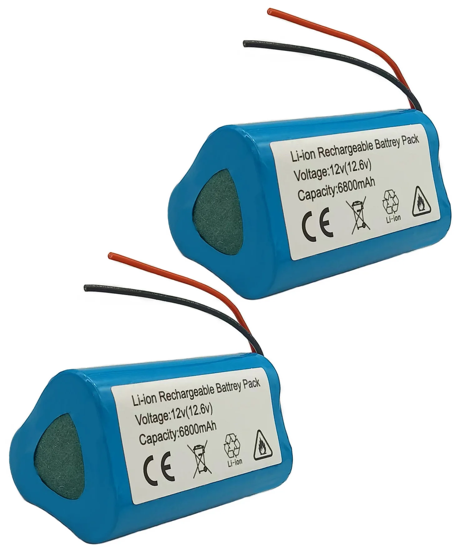 جديد 100%. بطارية ليثيوم أيون 11.1 فولت 6800 مللي أمبير 12 فولت 3S1P. 6800 MAh