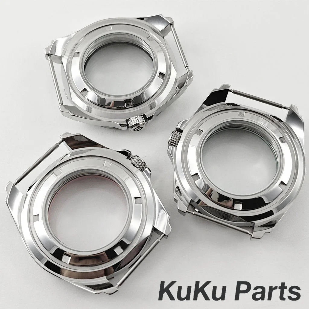 44 مللي متر NH35 تعديل الوحش حالة حلقة ساعة ميكانيكية اكسسوارات الدقة مناسبة لحركة NH34 NH35 NH36 NH38 NH70