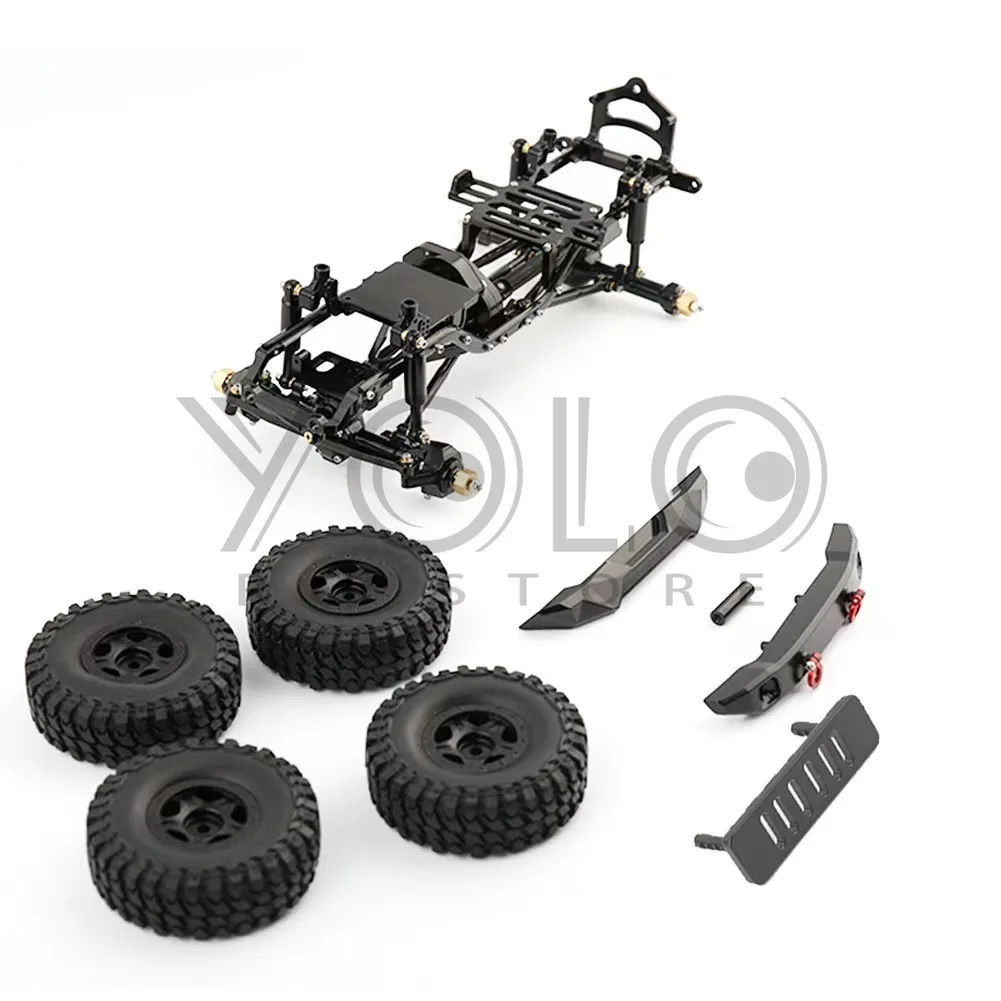 Axial SCX24 AXI00006 Ford Bronco Model Car 1/24 RC Remote Control Climbing Car Off-road Car Metal Frame with Axles Wheel Hub