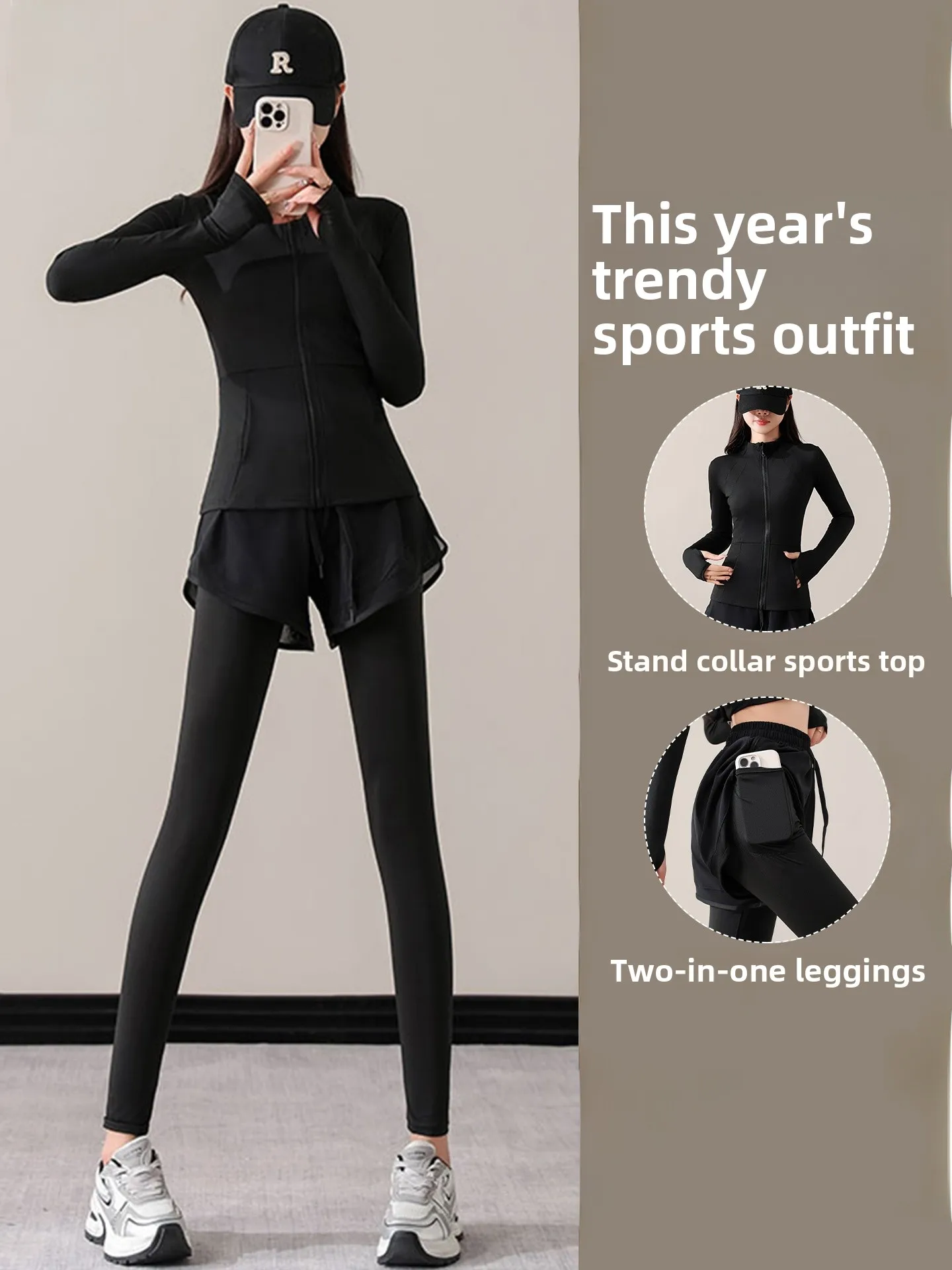 

Брюки для фитнеса с высокой талией, женская зимняя новая верхняя одежда, спортивные длинные колготки для бега, комплект костюма для йоги, бот с высокой талией