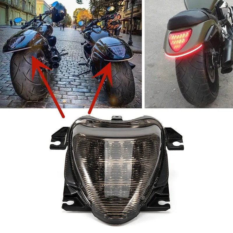 Tylne światło hamowania motocykla dla Suzuki M109R M1800R VZR1800 2006-2015 Intruder edycja limitowana akcesoria motocyklowe światło tylne