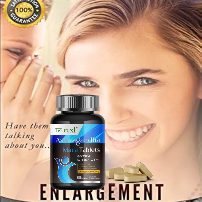 أقراص أشواغاندا الأصلية مكمل تعزيز الذكور، مكمل ماكسيمر للذكور - الطاقة والقدرة على التحمل والقدرة على التحمل #1