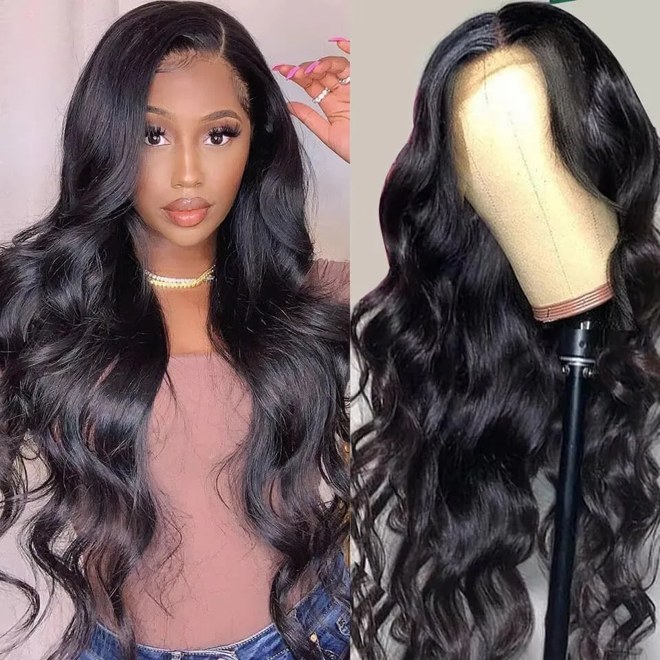 40 Inch Body Wave 13x4 HD Transparent Lace Frontal Natural Color Human Hair Wigs 250 Density Brazilian 13x6 Pre-Plucked Natural Hairline HD Lace Wig 5x5 Glueless HD Lace Front Wig Ready to Go Lace Frontal On Sale