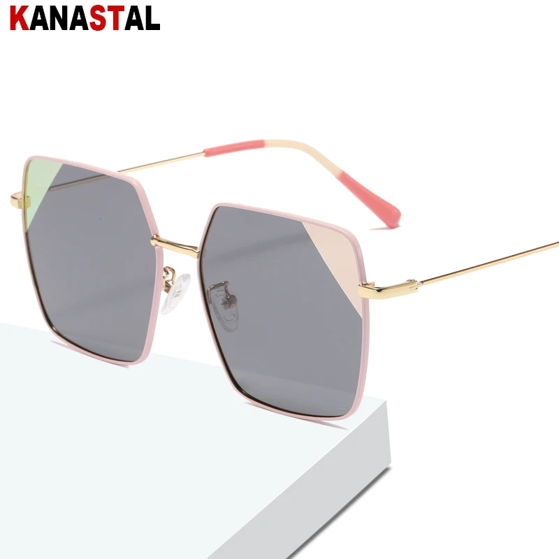 Women Polarized Sunglasses Men Metal Anti UV Sun Glasses Square Eyeglasses Frames Bikini Swim Beach Outdoors Visor Eyewear ins