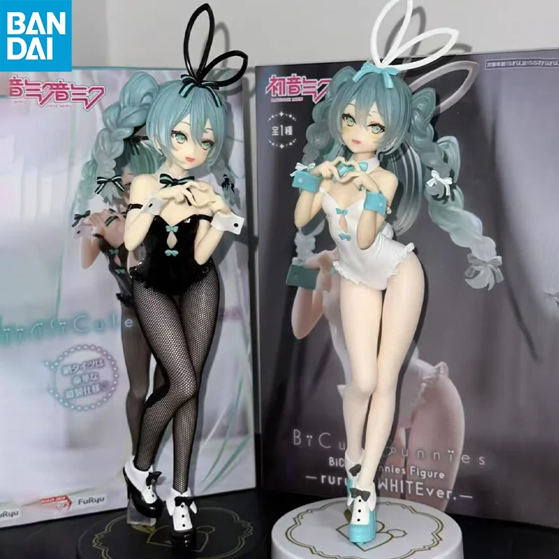 

In Stock Original Genuine Bicute Bunnies Figure Hatsune Miku Rurudo White Ver. Pvc 27Cm Anime Action Figure Model Collection Toy