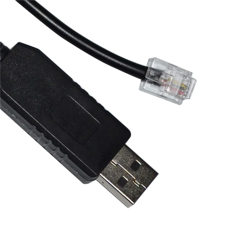 2X USB إلى Rj11 Rj12 6P4C محول كابل التحكم التسلسلي EQMOD لـ Az-Gti Mount Pc Connect لكابل التحكم اليدوي ، 1.8 متر