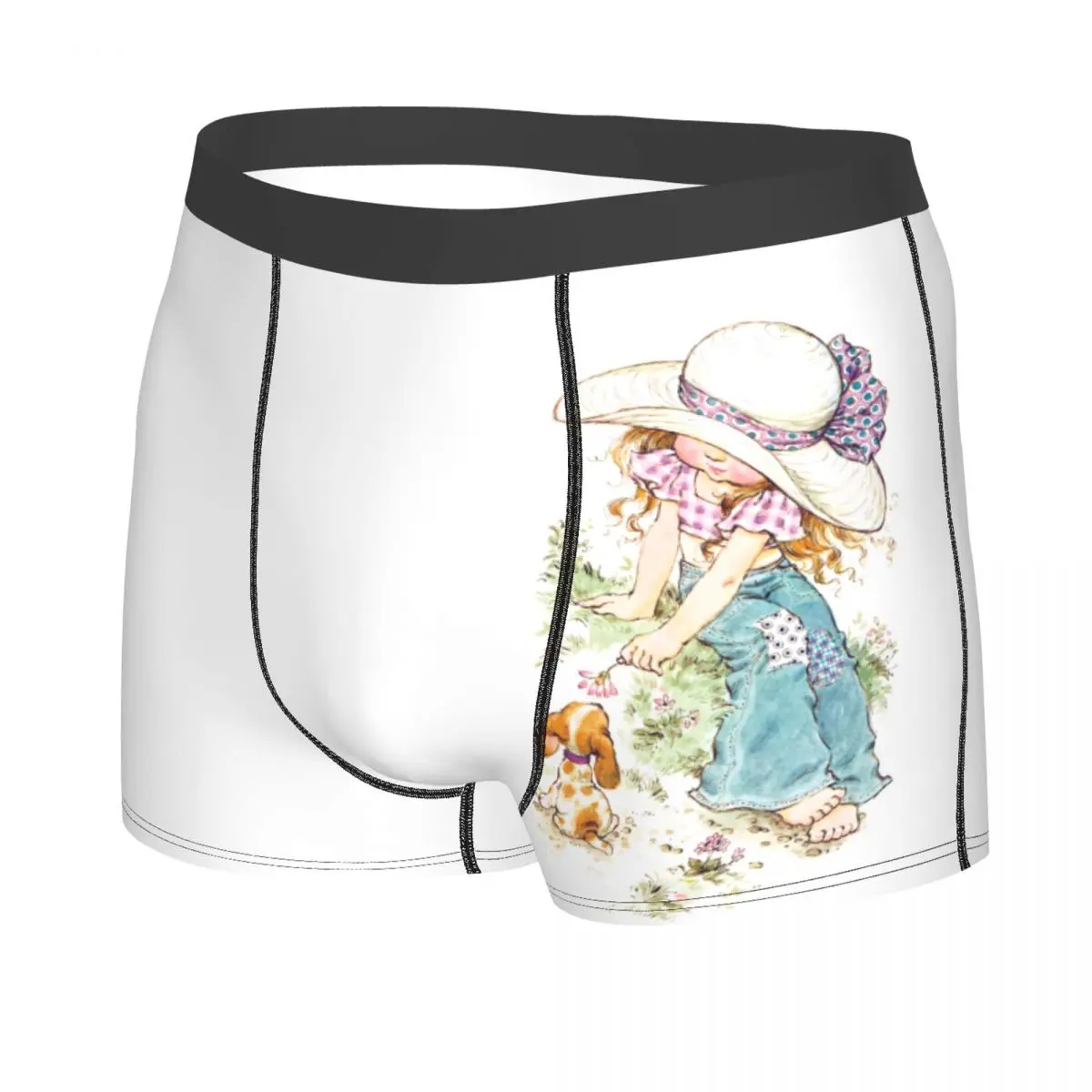 Custom Sarah Kay Children's Painter Boxer Shorts For Men 3D Printed Artist Anime Underwear Panties Briefs Soft Underpants