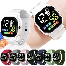 Children's Waterproof Sports Smart Watch Display Week Outdoor Silicone Bracelet Electronic Watch Kids Bracelet Digital Watches