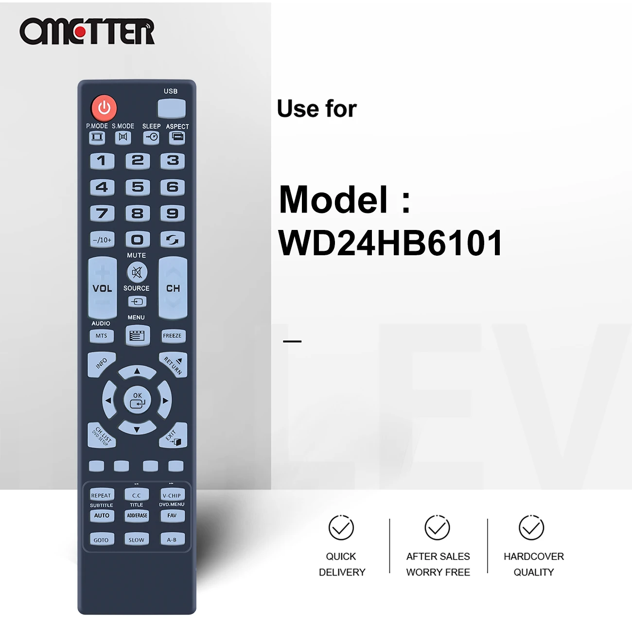 สำหรับ Westinghouse 24 32นิ้ว LED HD ดีวีดีไดร์ฟ TV WD24HB6101 WD32HKB1001 WD49FB1018 WD40HB1170 WD32HB1120 WD32HB1390 WD24HAB101 WD