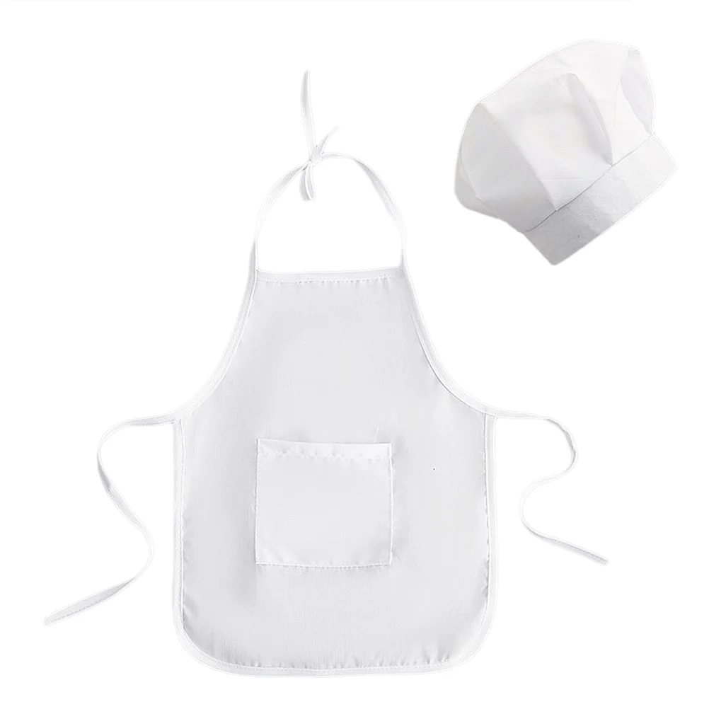 Outfit Newborn Chef Hat Baby Clothes Apron Halloween Photo Props Toddler Photography