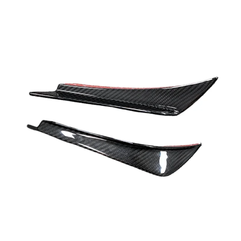 Dry carbon fiber MC20 OD style front bumper wind blade for Maserati MC20 front bumper reinforcement strip body kit