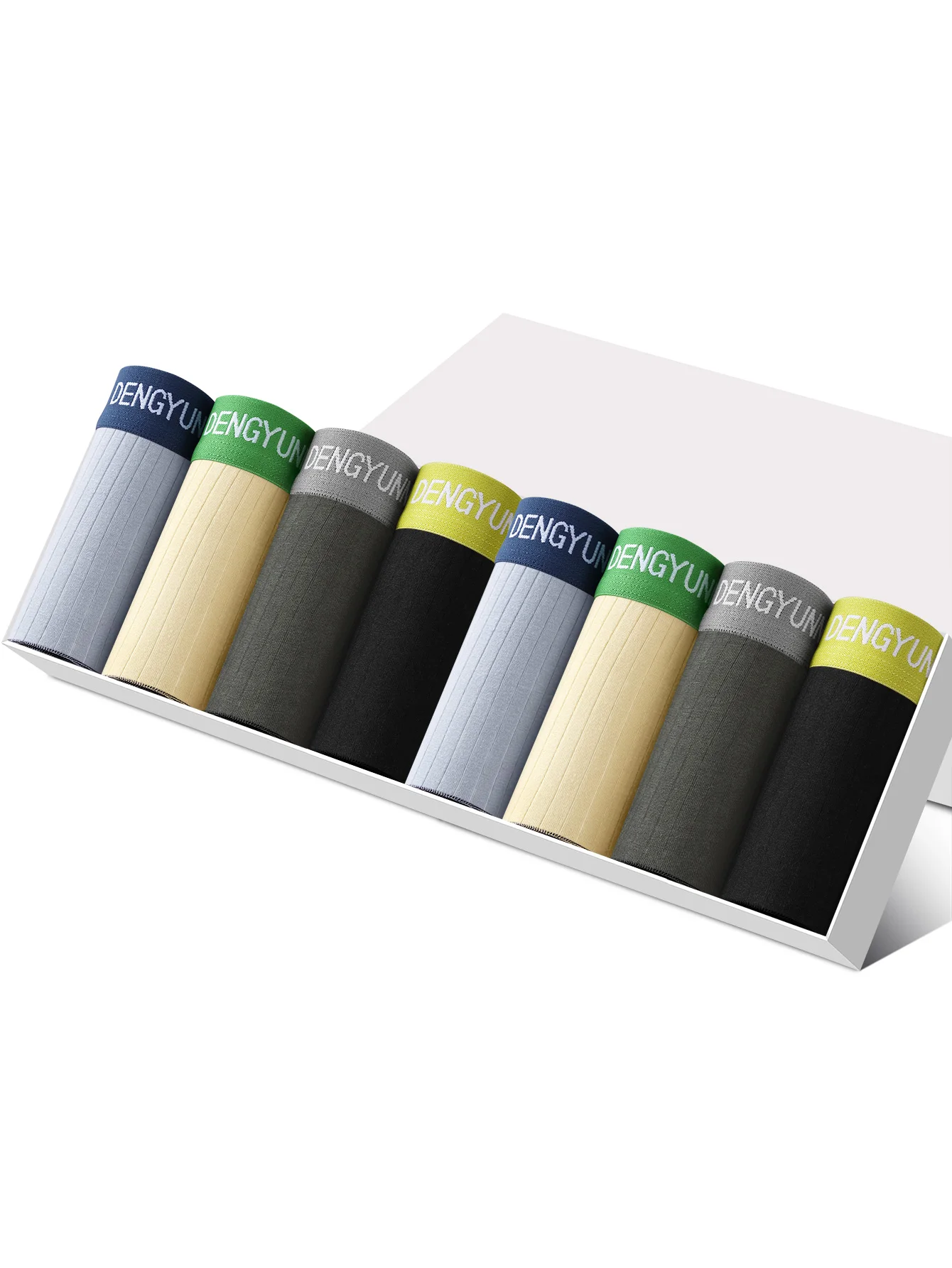 

8pcs Men Cotton Men's Underwear Boxers Breathable Man Boxer Underpants Comfortable Elastic Shorts XS-XL